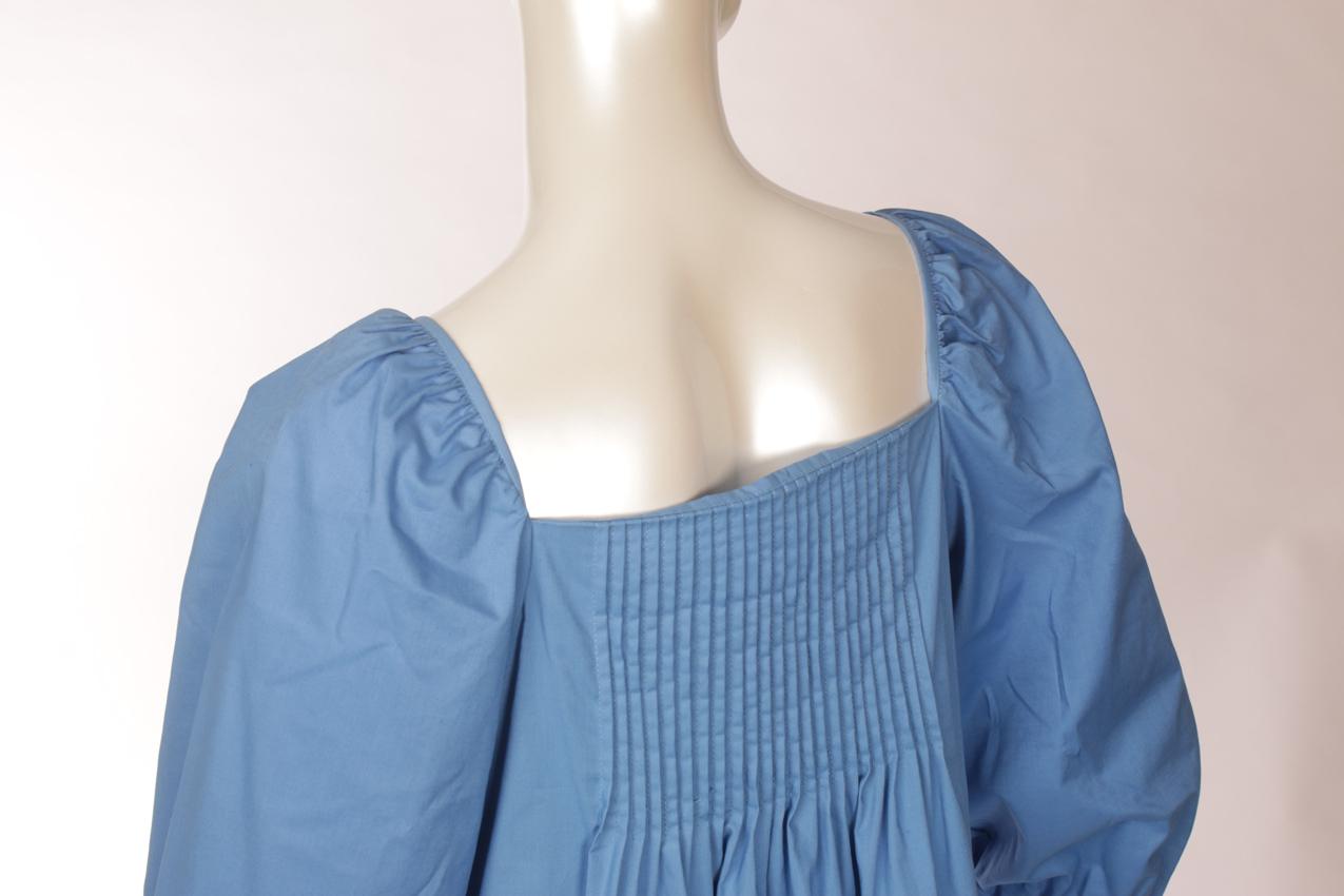 Vintage Marimekko Pentti Rinta sininen pitkä "Tanja" -mekko S - Image 7