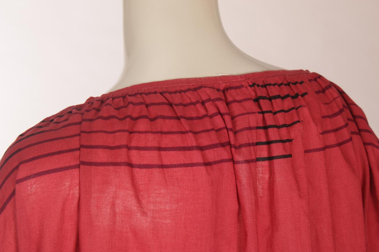 Vintage Marimekko extra leveä puhvihihainen mekko XS S - Image 8