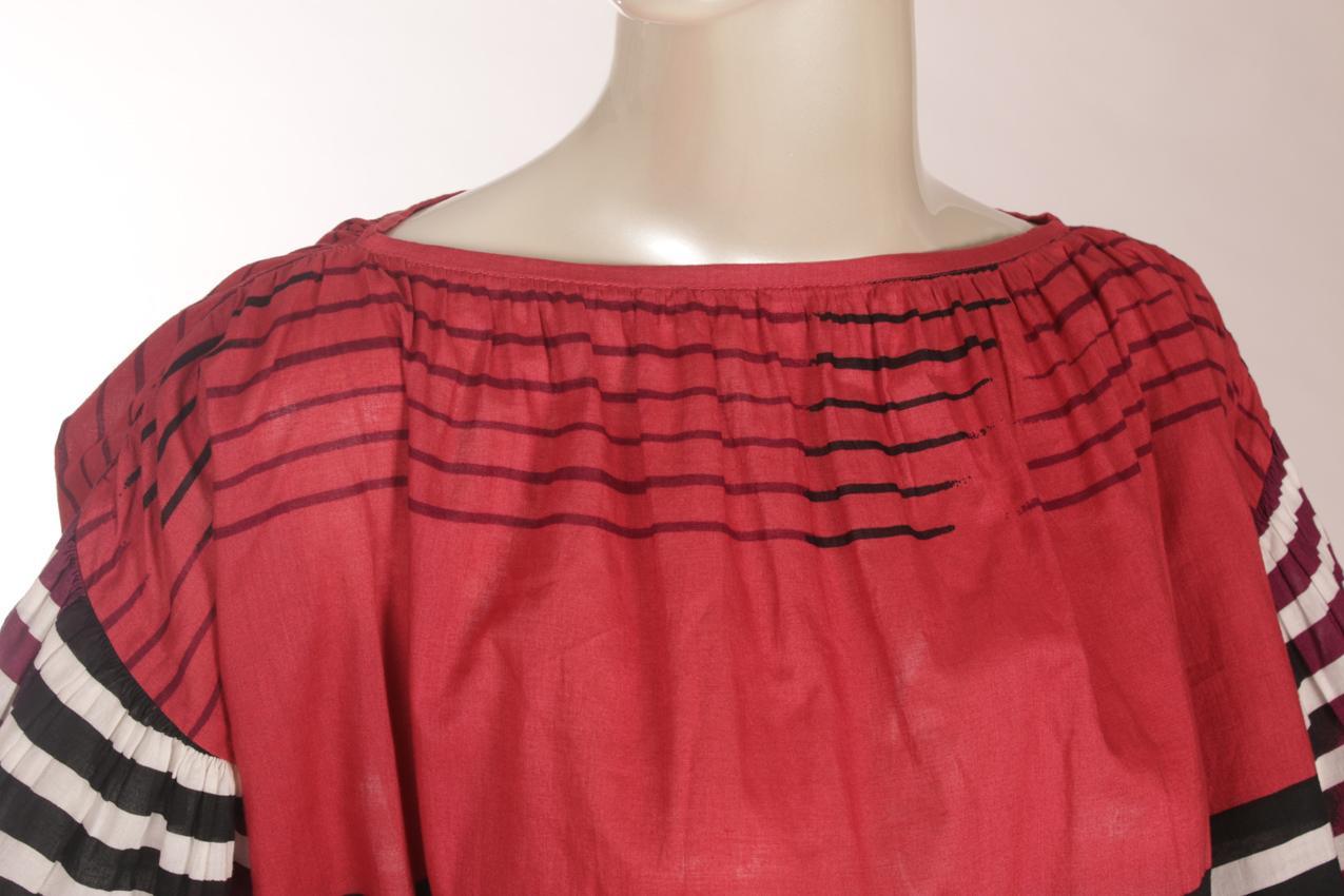 Vintage Marimekko extra leveä puhvihihainen mekko XS S - Image 3