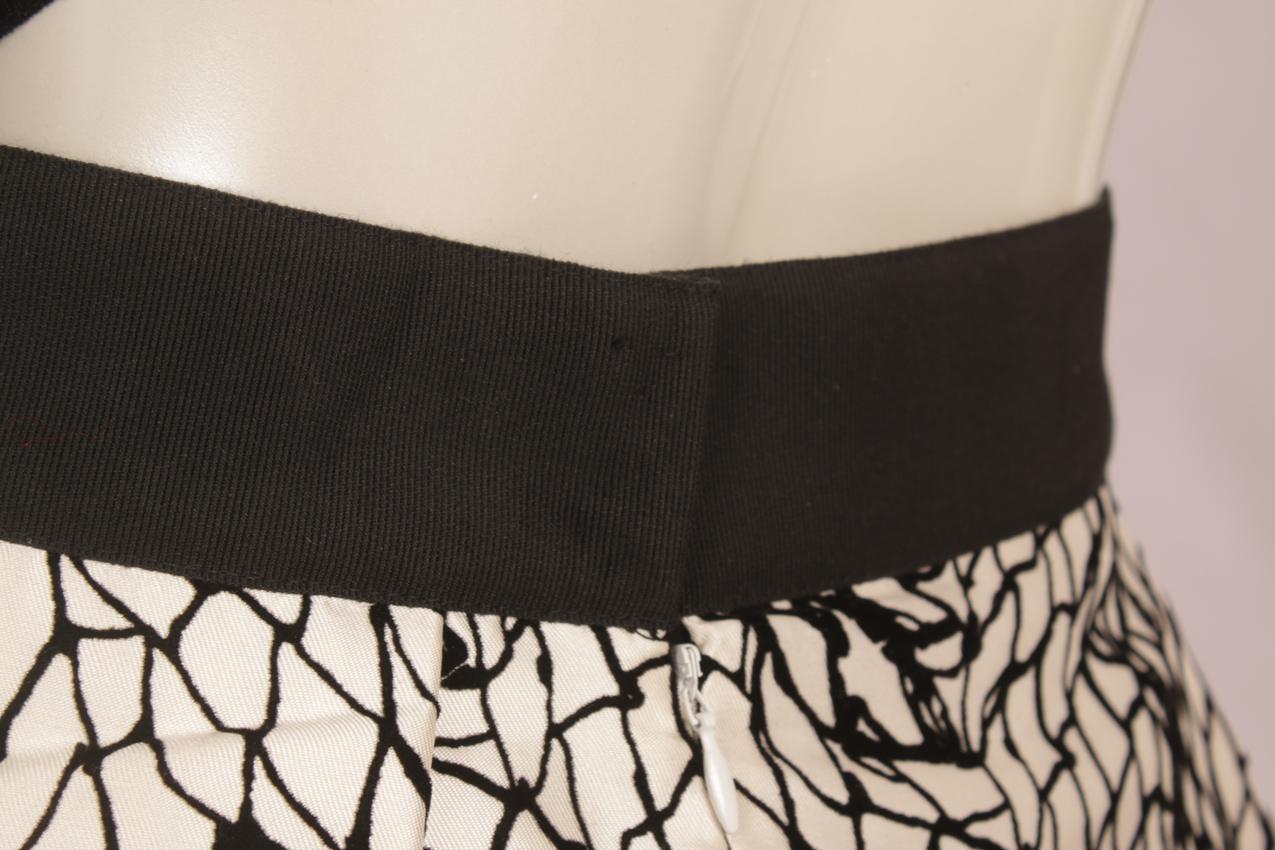 Dolce & Gabbana mustavalkoinen hame M - Image 6