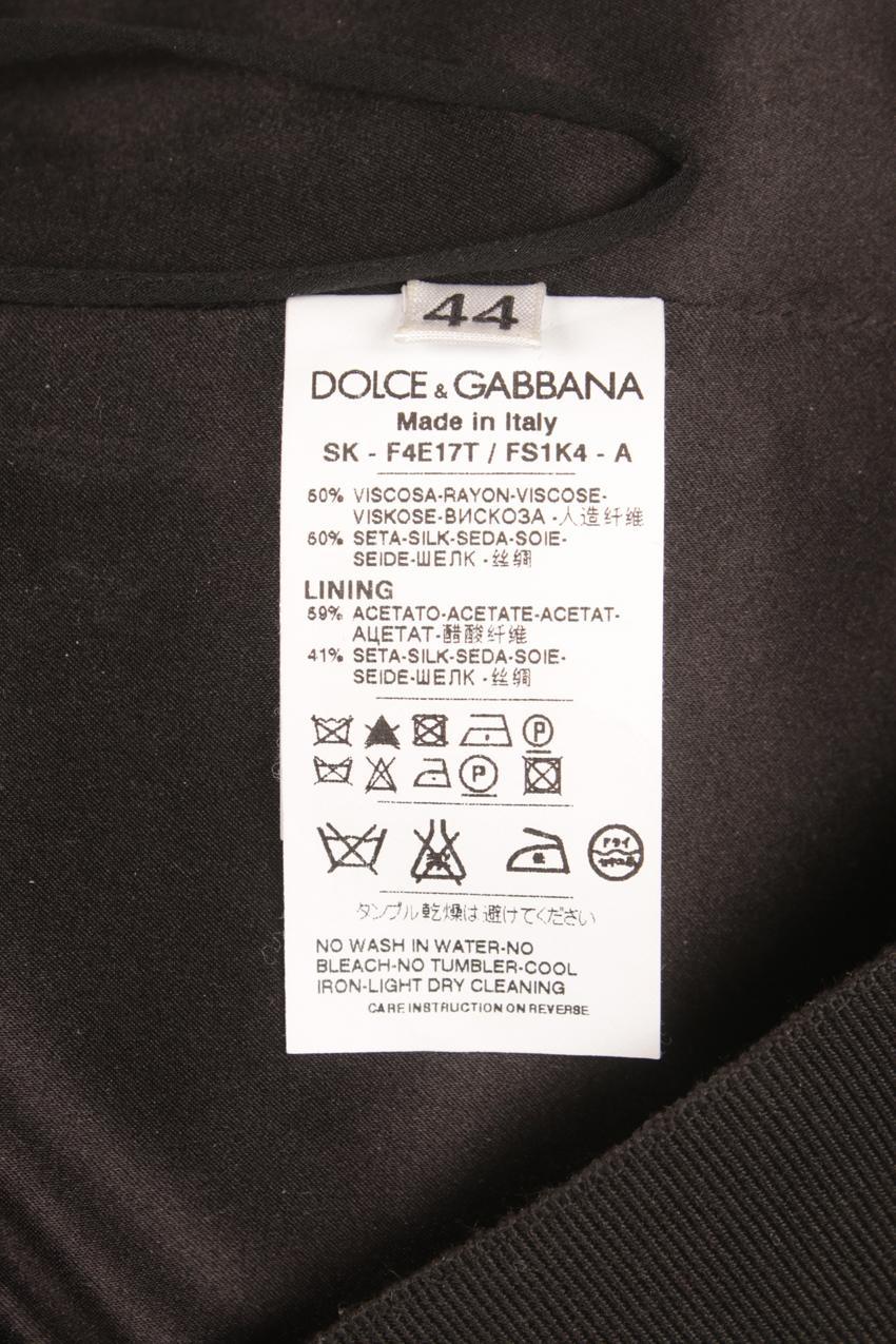 Dolce & Gabbana mustavalkoinen hame M - Image 8