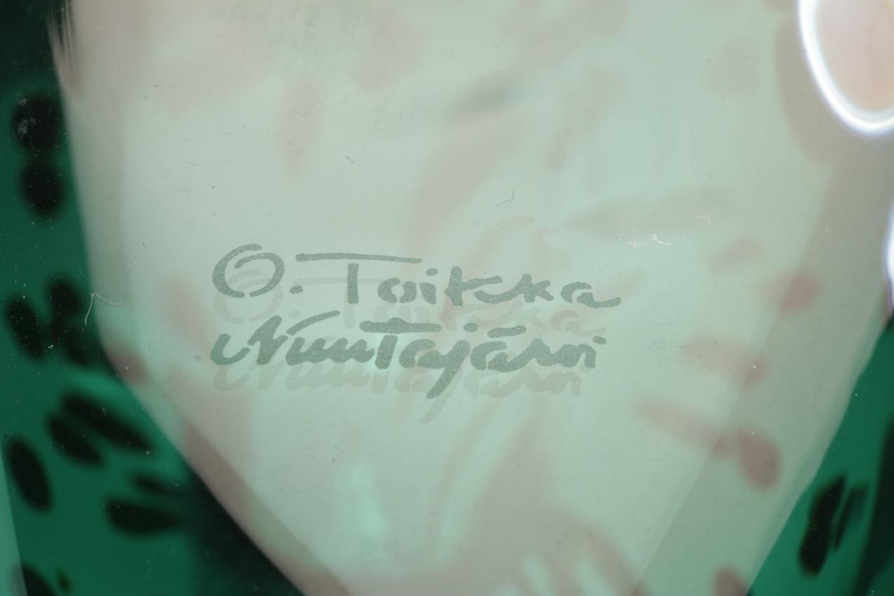 Oiva Toikka Nuutajärvi 200 vuotta taidelasilintu Pekkasiini - Image 8
