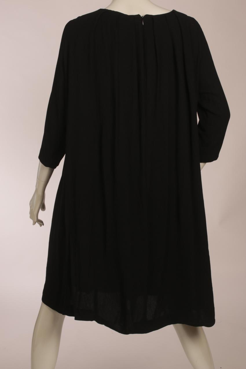 Marimekko Proto musta kreppikankainen mekko M - Image 6
