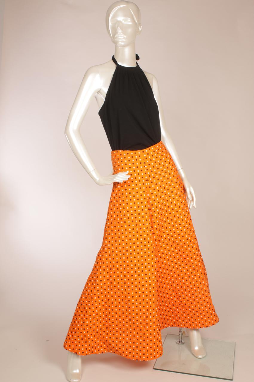 Vintage Marimekko topattu maksihame Liisa Suvanto Wakisaka Katsuji S M