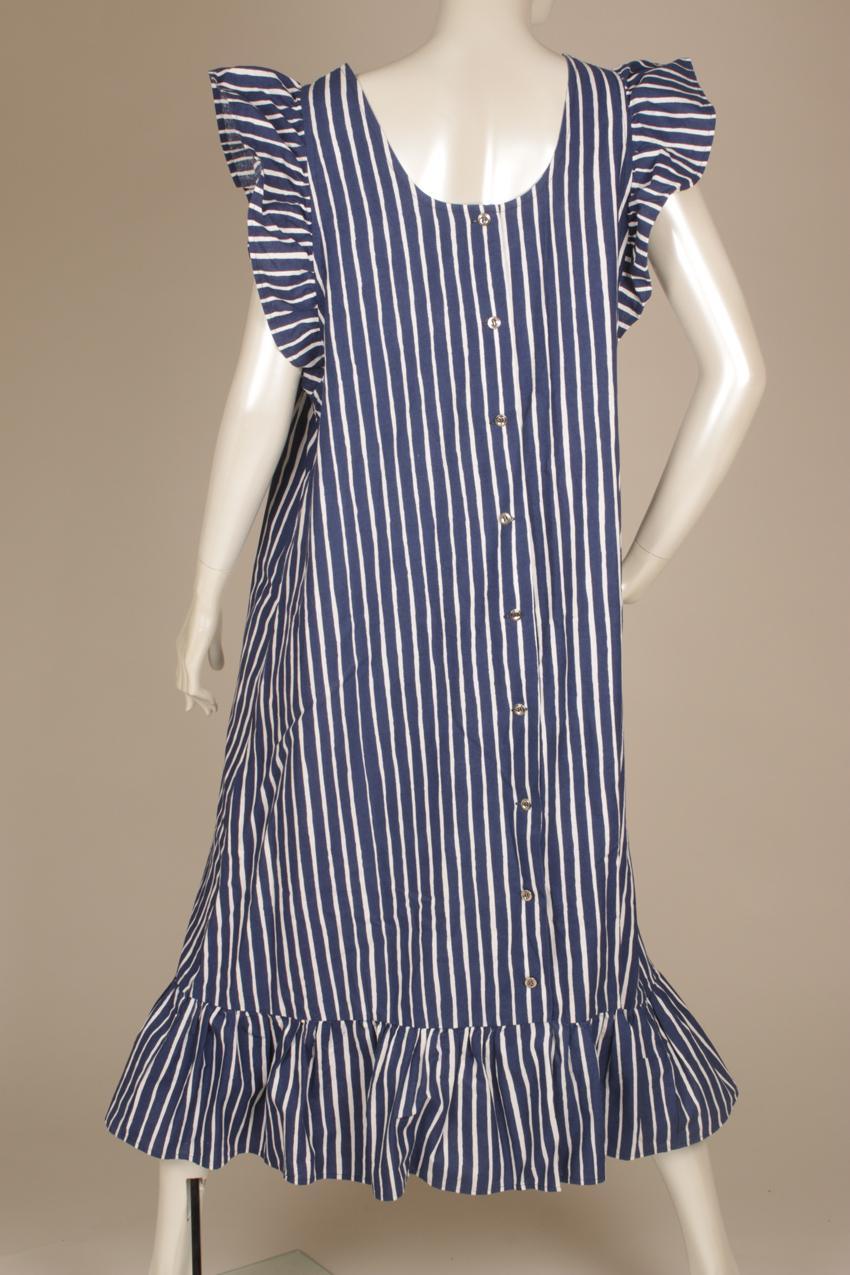 Vintage Marimekko sininen “Mari Essu” mekko L XL - Image 6