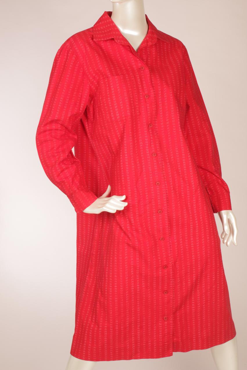 Vintage Marimekko punainen paitamekko L - Image 3