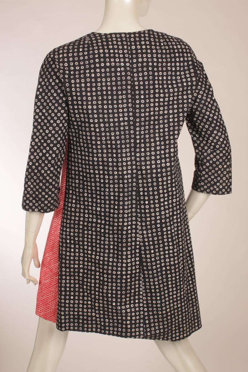 Vintage 60-luku Marimekko Annikki abstraktikuvioinen kietaisumekko äitiysmekko XS - Image 11