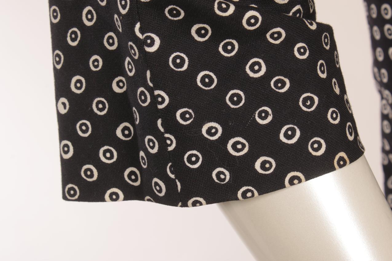 Vintage 60-luku Marimekko Annikki abstraktikuvioinen kietaisumekko äitiysmekko XS - Image 4