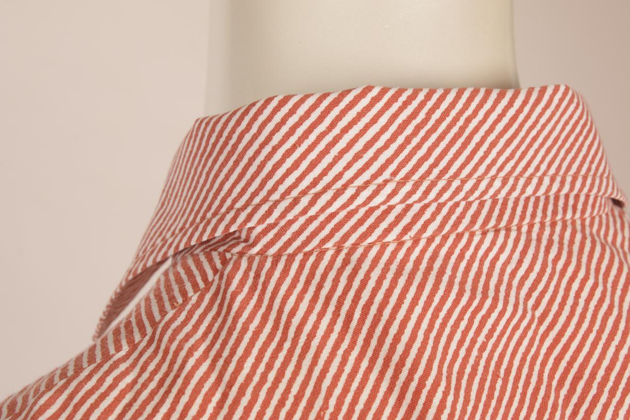 Vintage Marimekko punavalkoraidallinen paitamekko M - Image 11