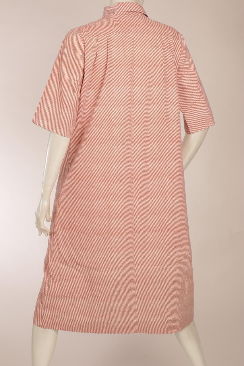Vintage Marimekko punavalkoraidallinen paitamekko M - Image 9