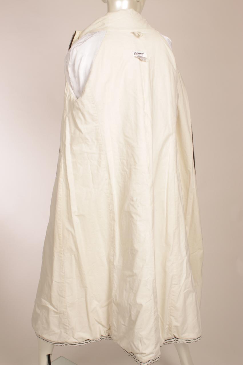 Vintage Vuokko raidallinen hupullinen toppatakki S - Image 11