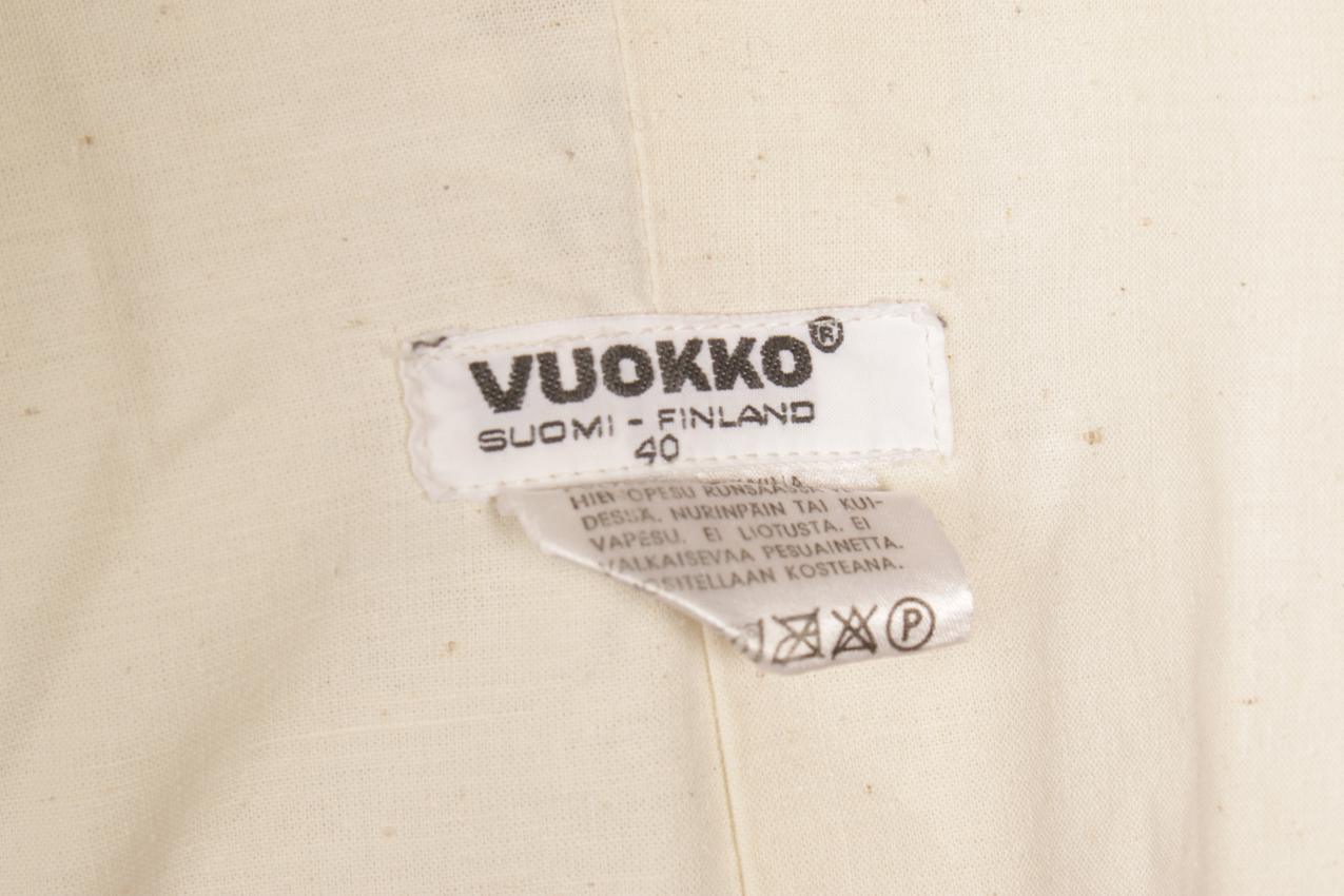 Vintage Vuokko raidallinen hupullinen toppatakki S - Image 12