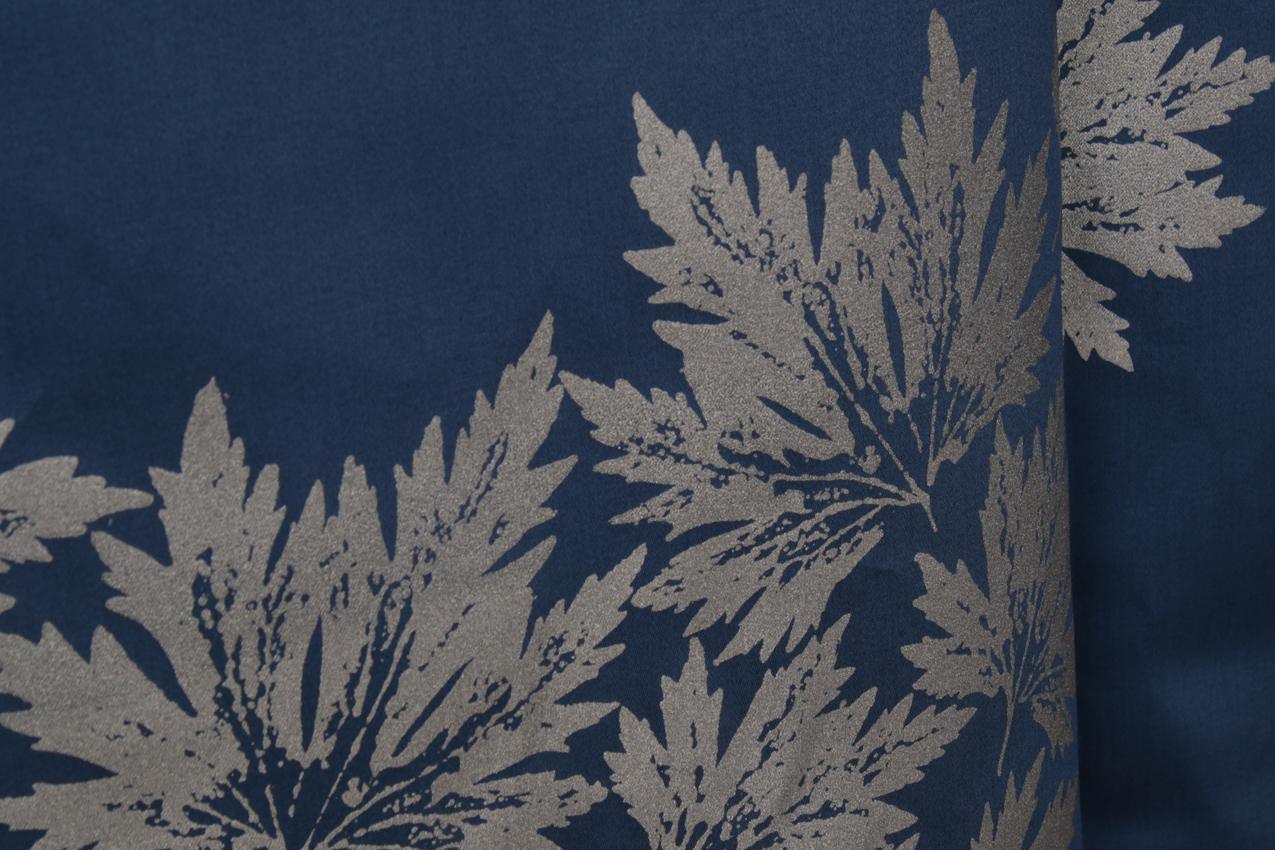 Marimekko sininen pöytäliina Maija Isola “Salaisuus” 147 x 360 - Image 5