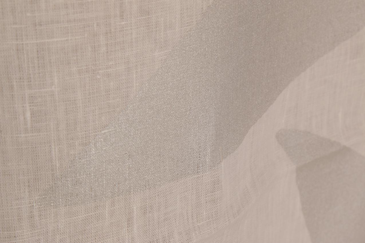 Marimekko valkoinen pellavapöytäliina “Rauha” + 6 servettiä Fujimo Ishimoto 150 x 250 - Image 4
