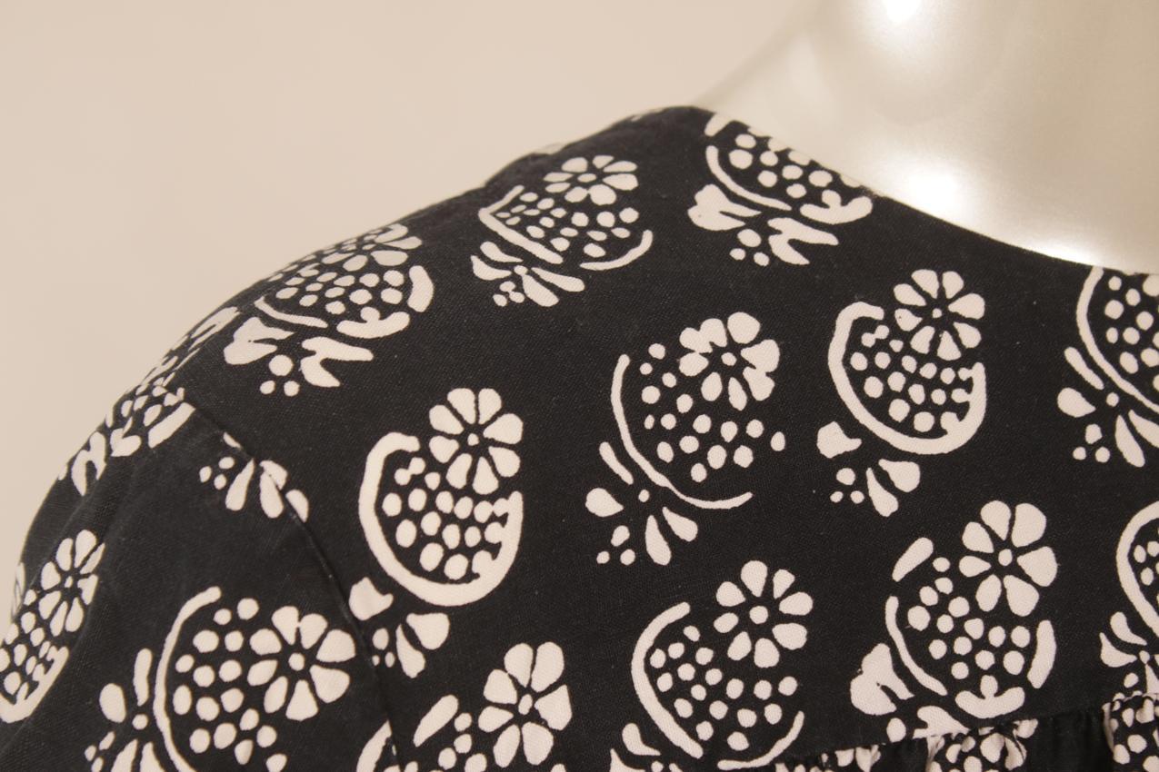 Vintage Marimekko Annikki Rimala mustavalkoinen "Massi" mekko - Image 3