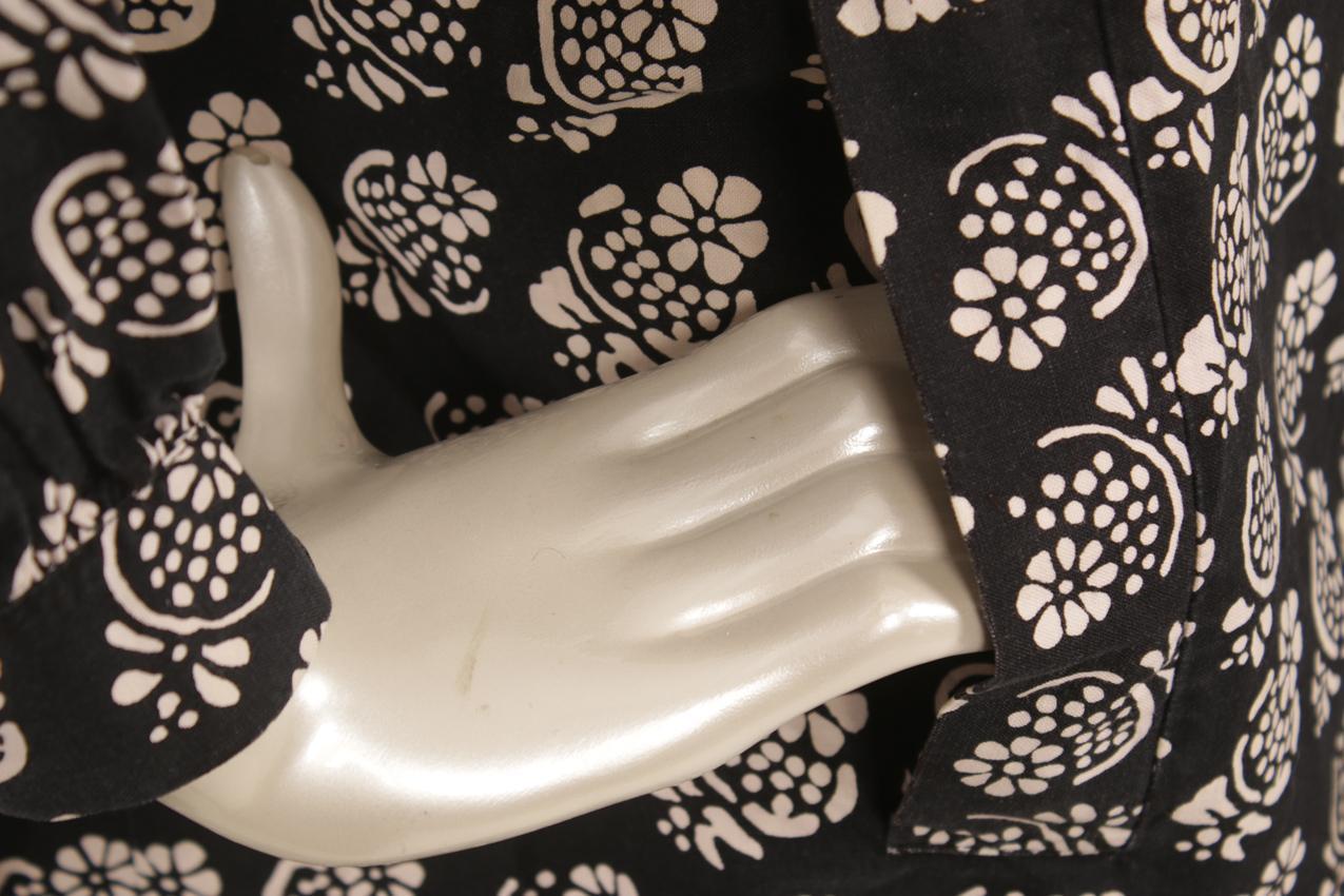 Vintage Marimekko Annikki Rimala mustavalkoinen "Massi" mekko - Image 4