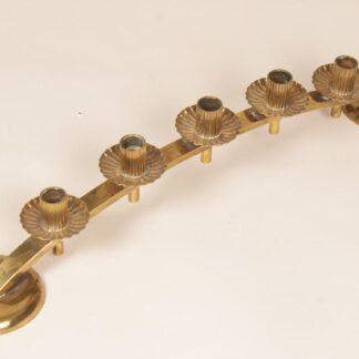 Vintage Idman brass candelabra candleholder