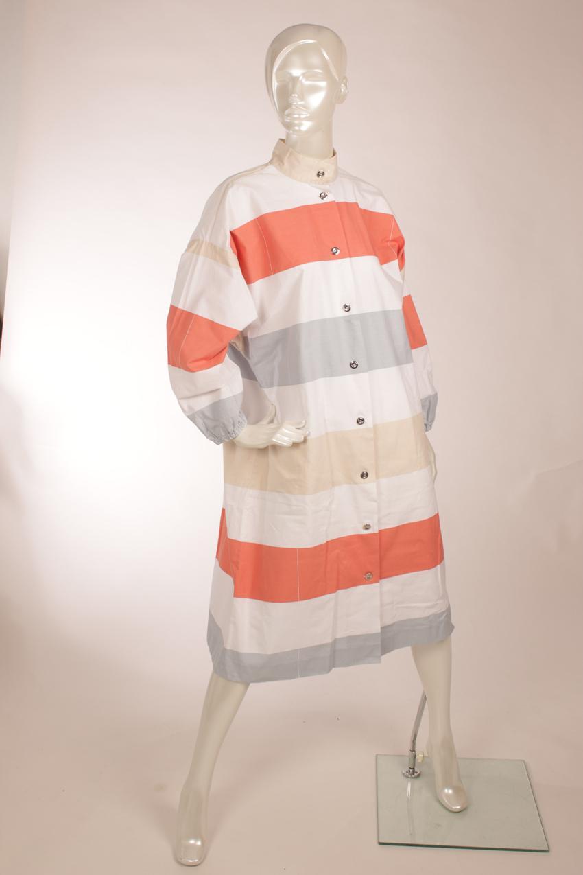 Vintage Marimekko Marja Suna Raidakko-paitamekko S M L