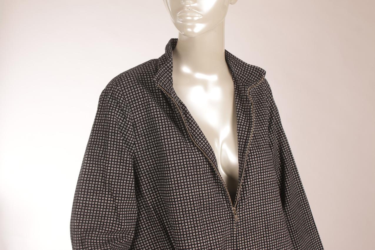 Vintage Vuokko mustavalkoinen takkimekko S - Image 4