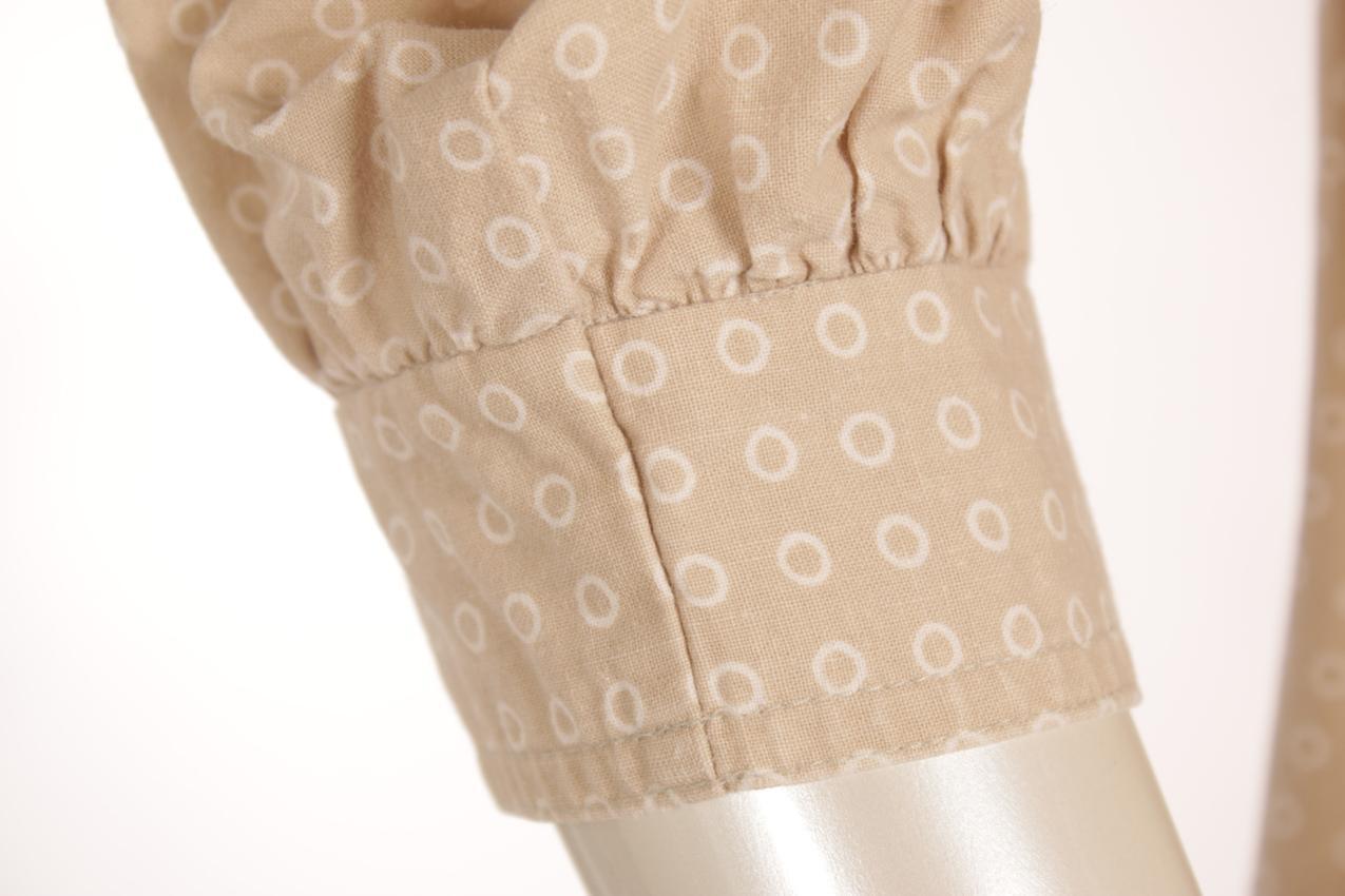 Vintage Vuokko beige shirt dress S - Image 5