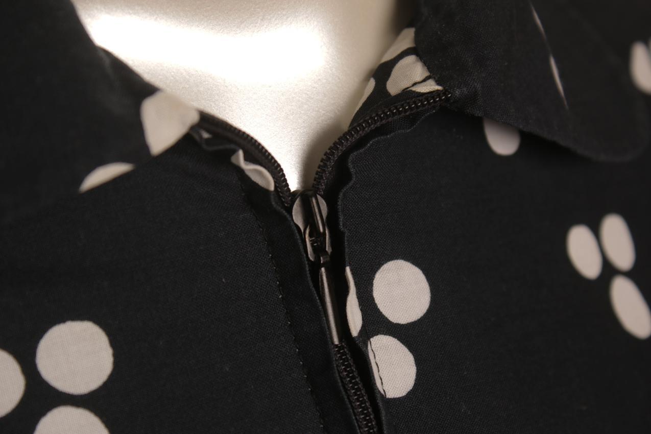 Vintage Marimekko 70s Pentti Rinta “Äänne” dress “Käpälä” XS - Image 4
