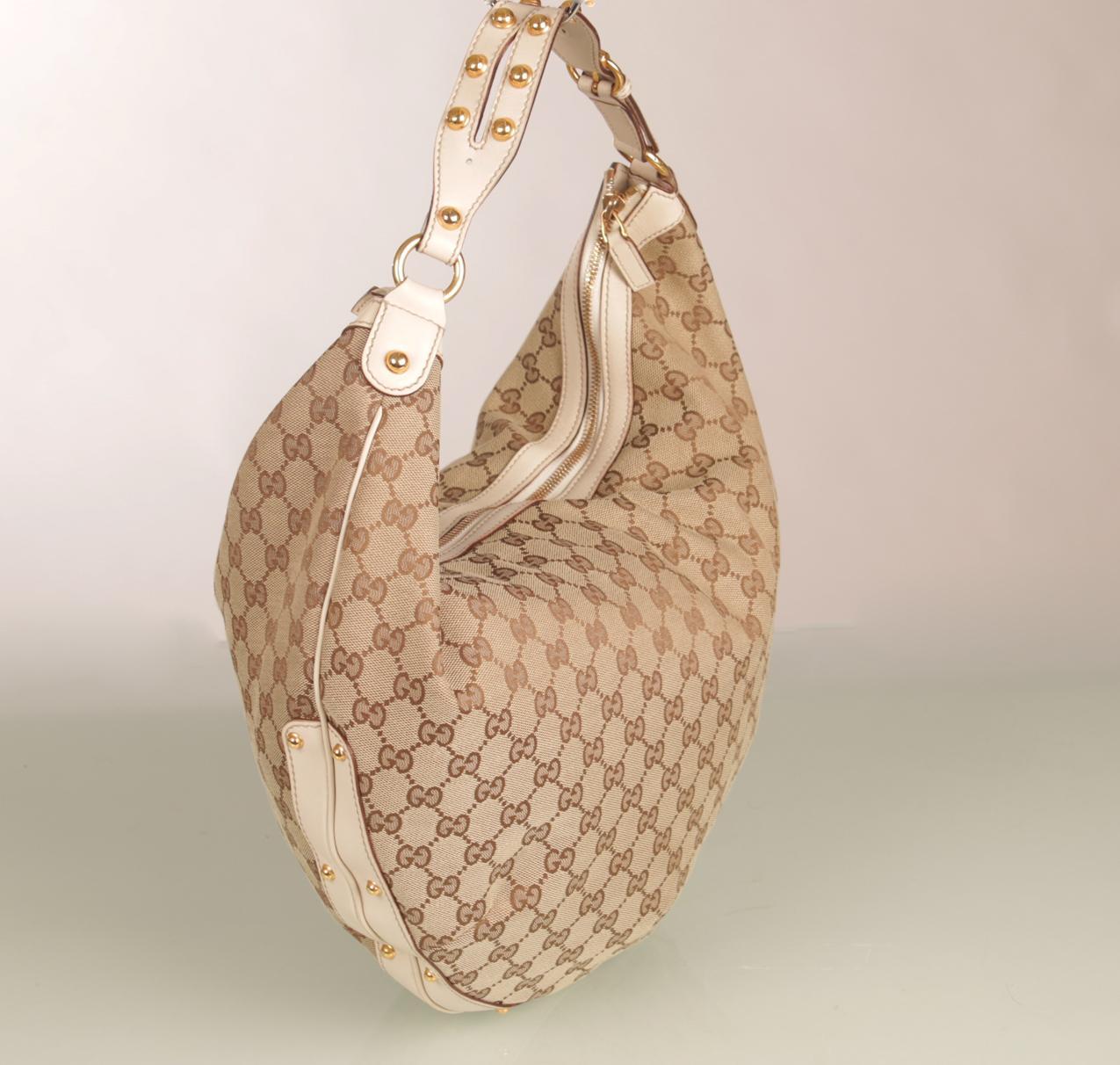 Gucci canvas GG monogram Biba Hobo laukku - Image 4