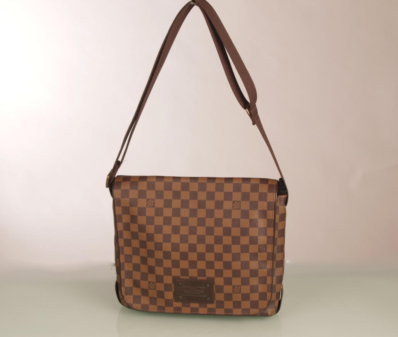 Louis Vuitton Brooklyn MM Damier Ebene Canvas Messenger olkalaukku - Image 2