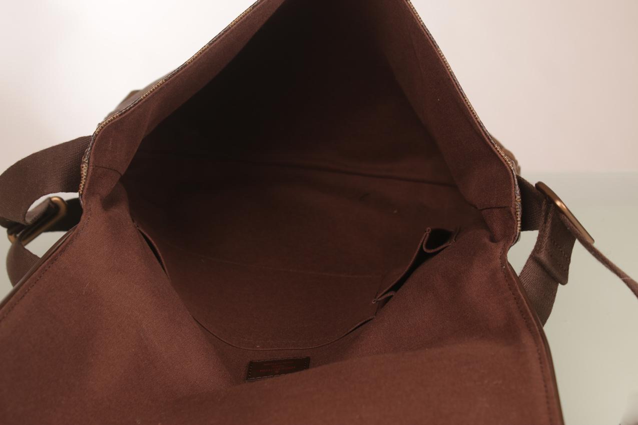 Louis Vuitton Brooklyn MM Damier Ebene Canvas Messenger olkalaukku - Image 14