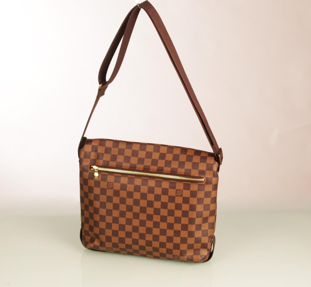 Louis Vuitton Brooklyn MM Damier Ebene Canvas Messenger olkalaukku - Image 4