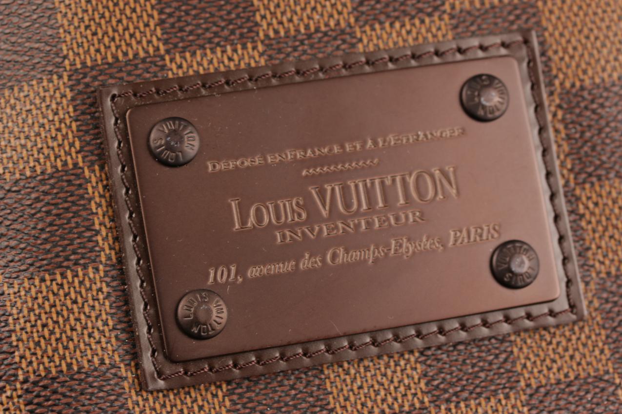 Louis Vuitton Brooklyn MM Damier Ebene Canvas Messenger olkalaukku - Image 7
