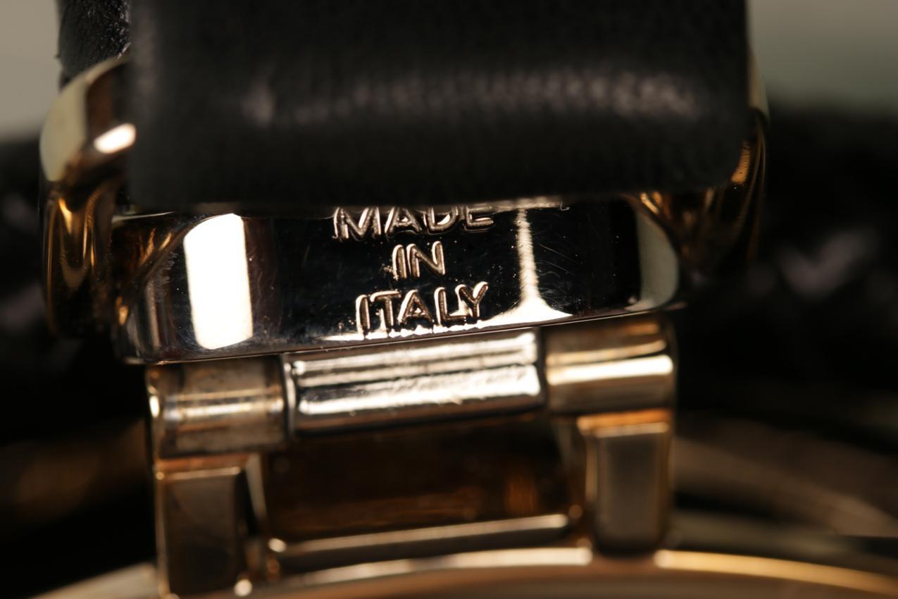 Fendi Spy musta satiini/nahka Hobo-laukku - Image 19