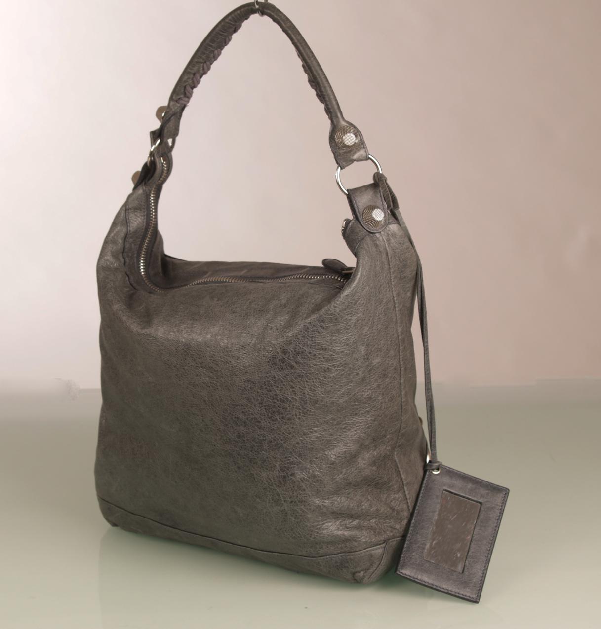 Balenciaga Day Hobo Giant 21 antrasiitti nahkainen olkalaukku - Image 4