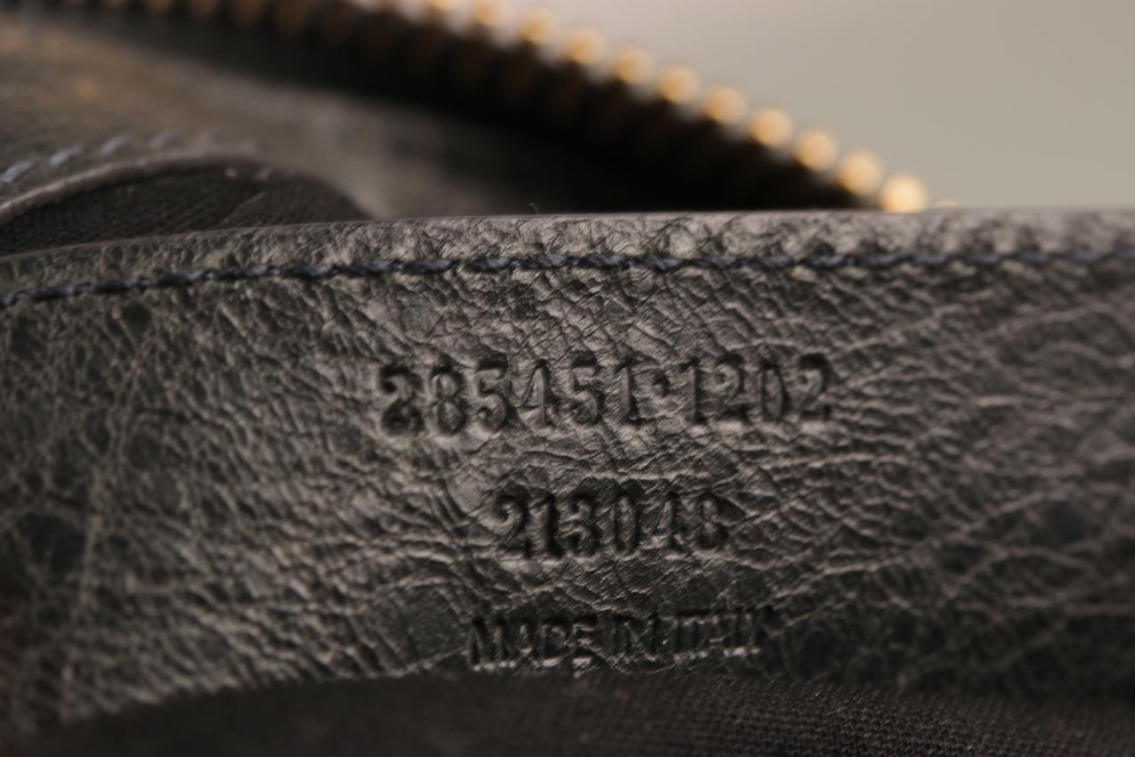 Balenciaga Agneau antrasiitti nahkainen Giant 12 ruusukulta Work tote laukku - Image 26