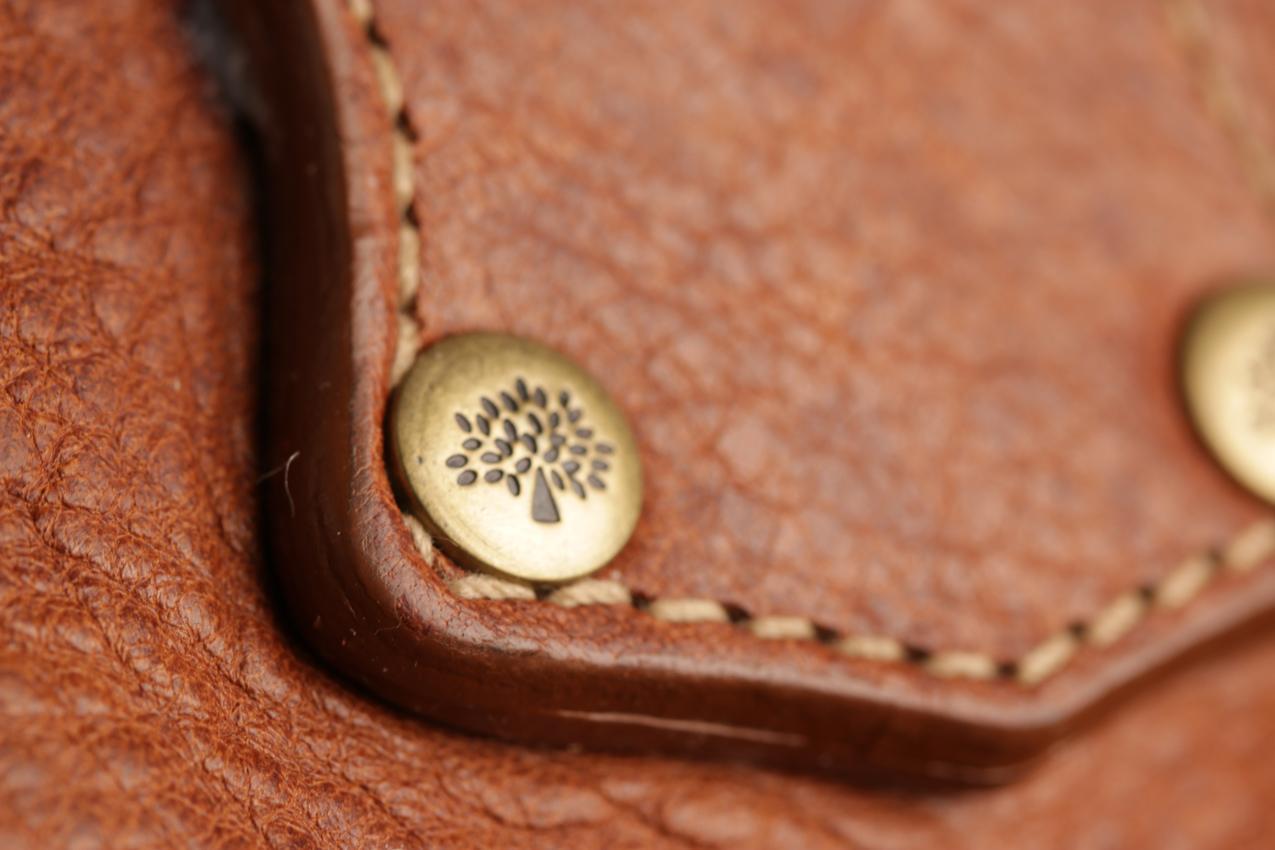 Mulberry vintage Roxanne ruskea nahkalaukku - Image 13