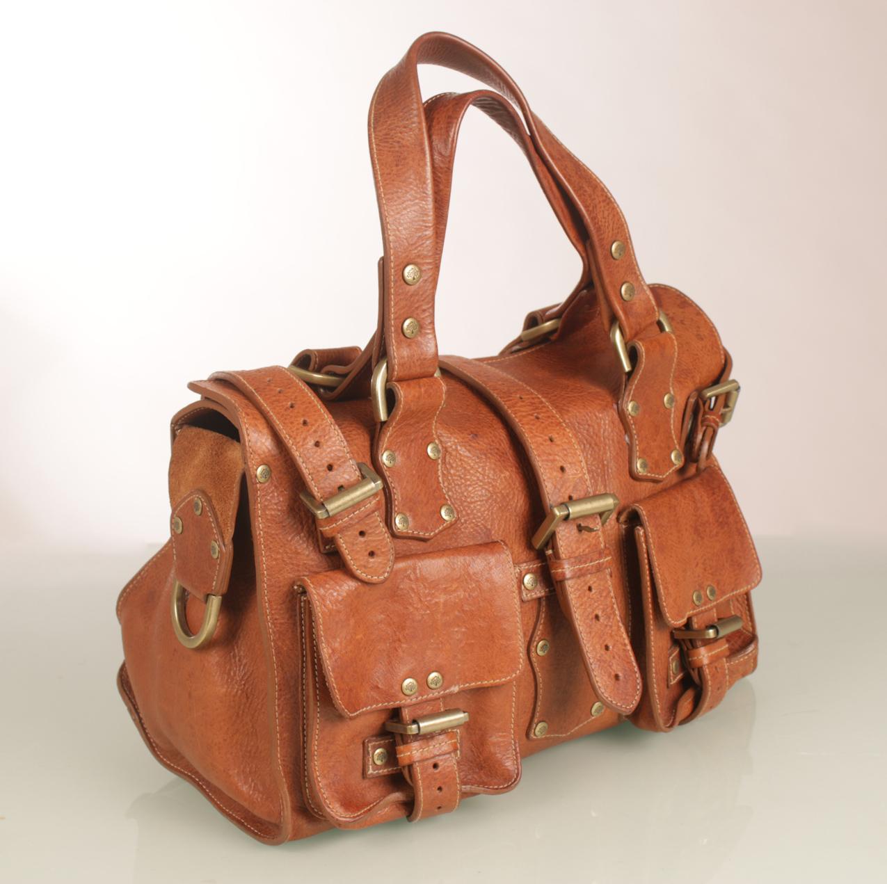 Mulberry vintage Roxanne ruskea nahkalaukku - Image 3