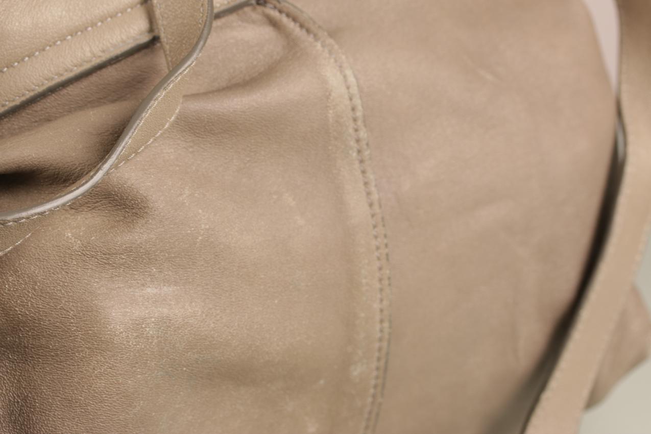 Chloe suuri Saskia vaalean harmaa nahkainen Tote olkalaukku - Image 15