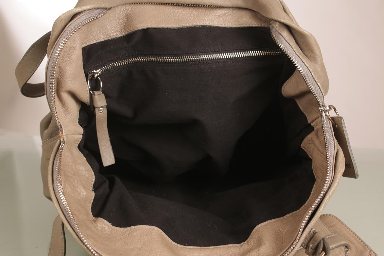 Chloe suuri Saskia vaalean harmaa nahkainen Tote olkalaukku - Image 18
