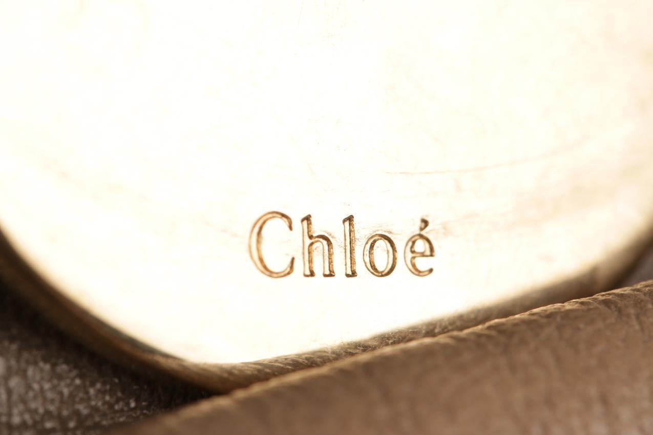 Chloe suuri Saskia vaalean harmaa nahkainen Tote olkalaukku - Image 10