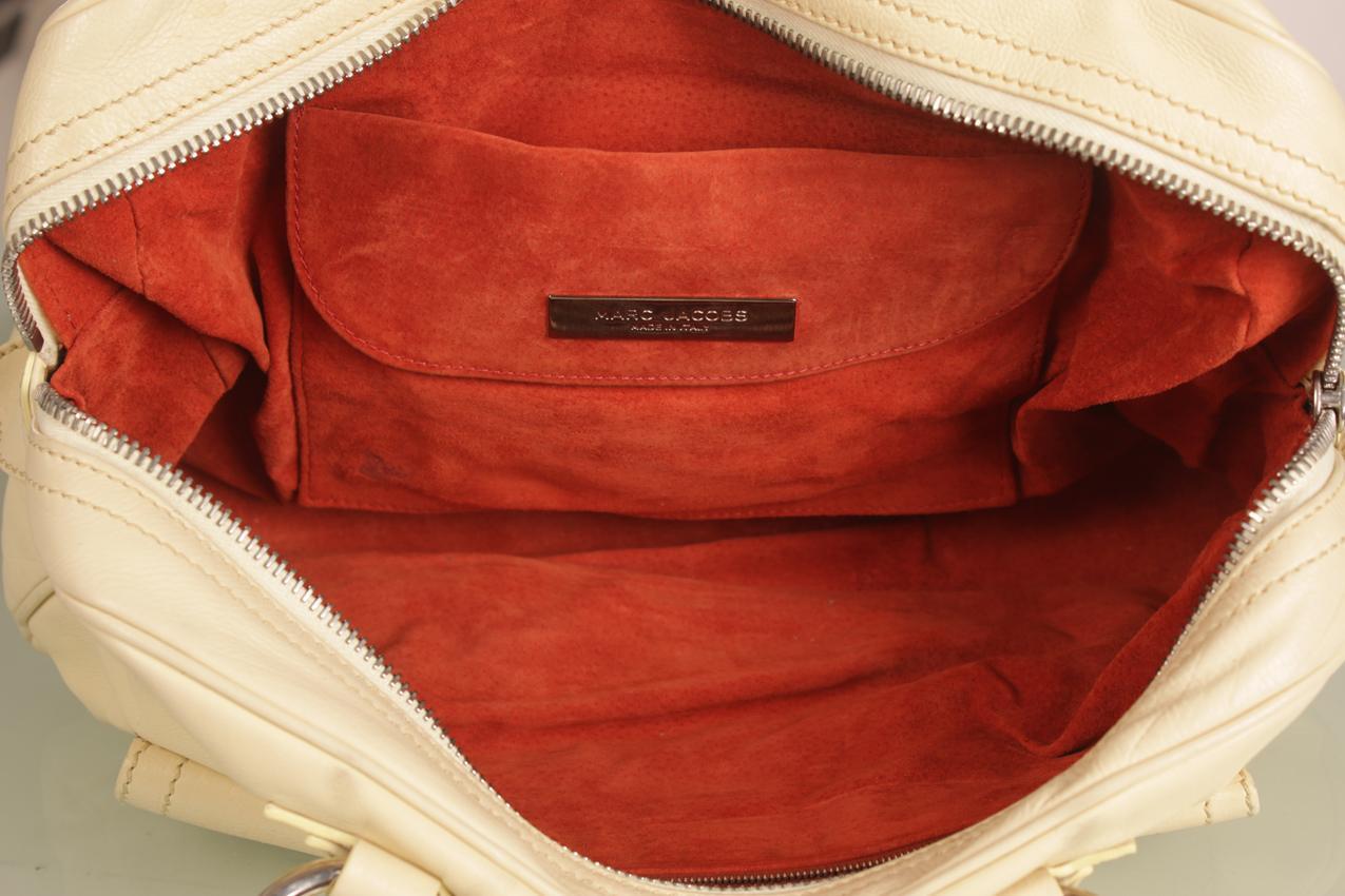 Marc Jacobs kermanvaalean nahkainen Tote laukku - Image 12
