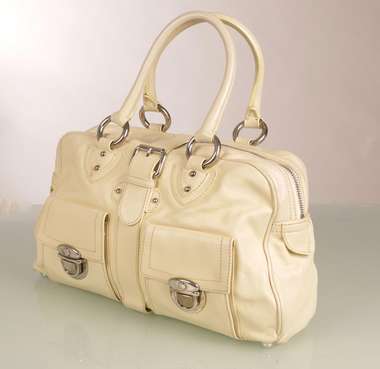 Marc Jacobs kermanvaalean nahkainen Tote laukku - Image 3