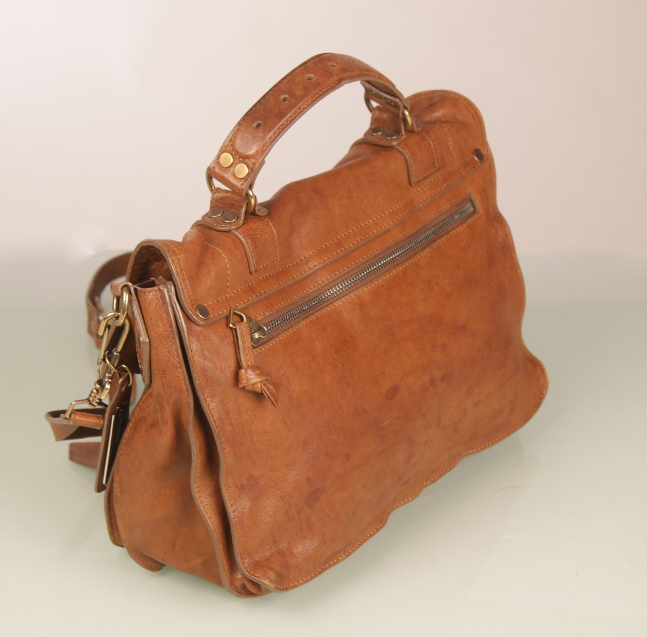 Proenza Schouler ruskea pieni nahkainen Ps1 tote olkalaukku - Image 5