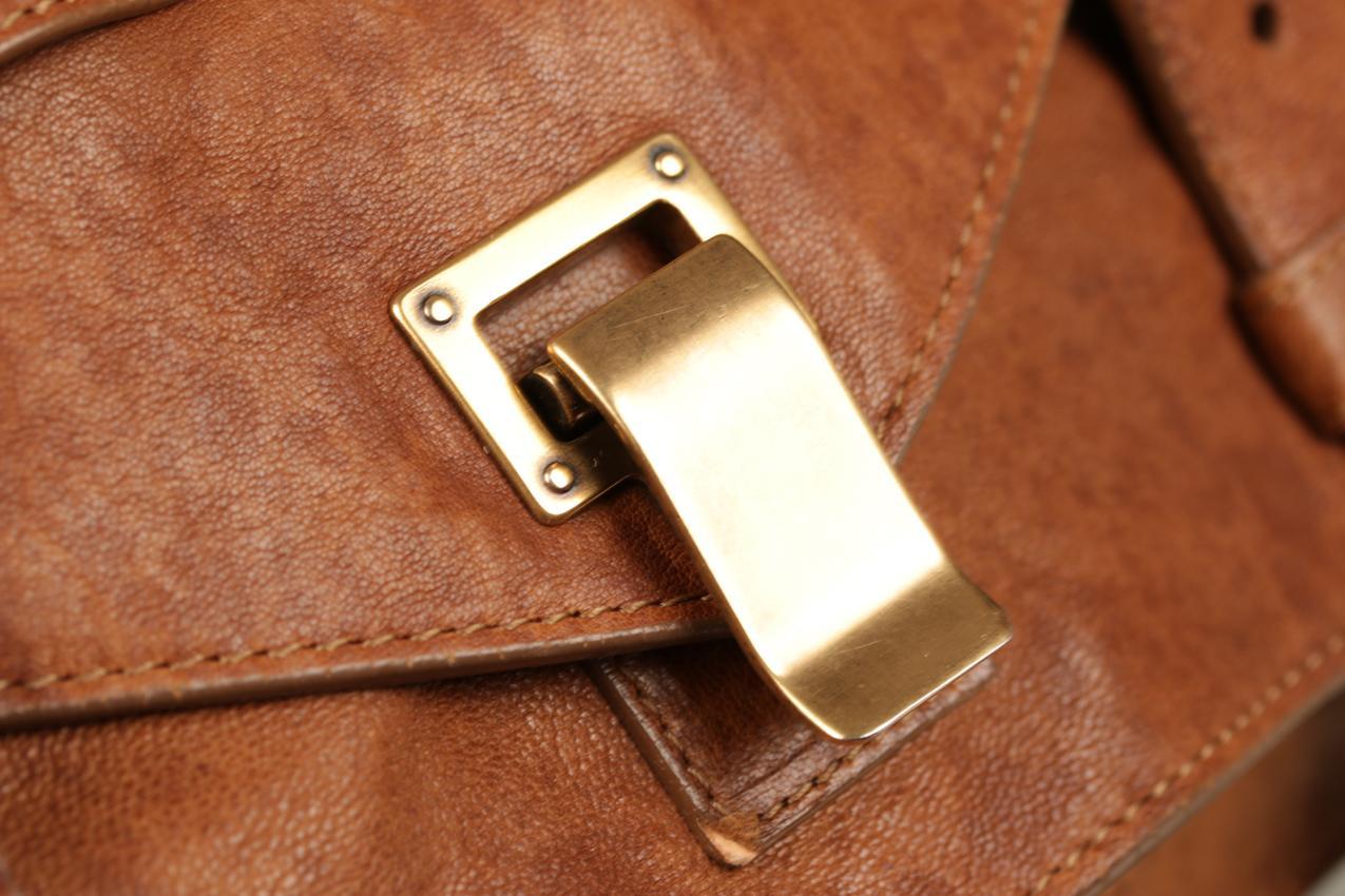 Proenza Schouler ruskea pieni nahkainen Ps1 tote olkalaukku - Image 8
