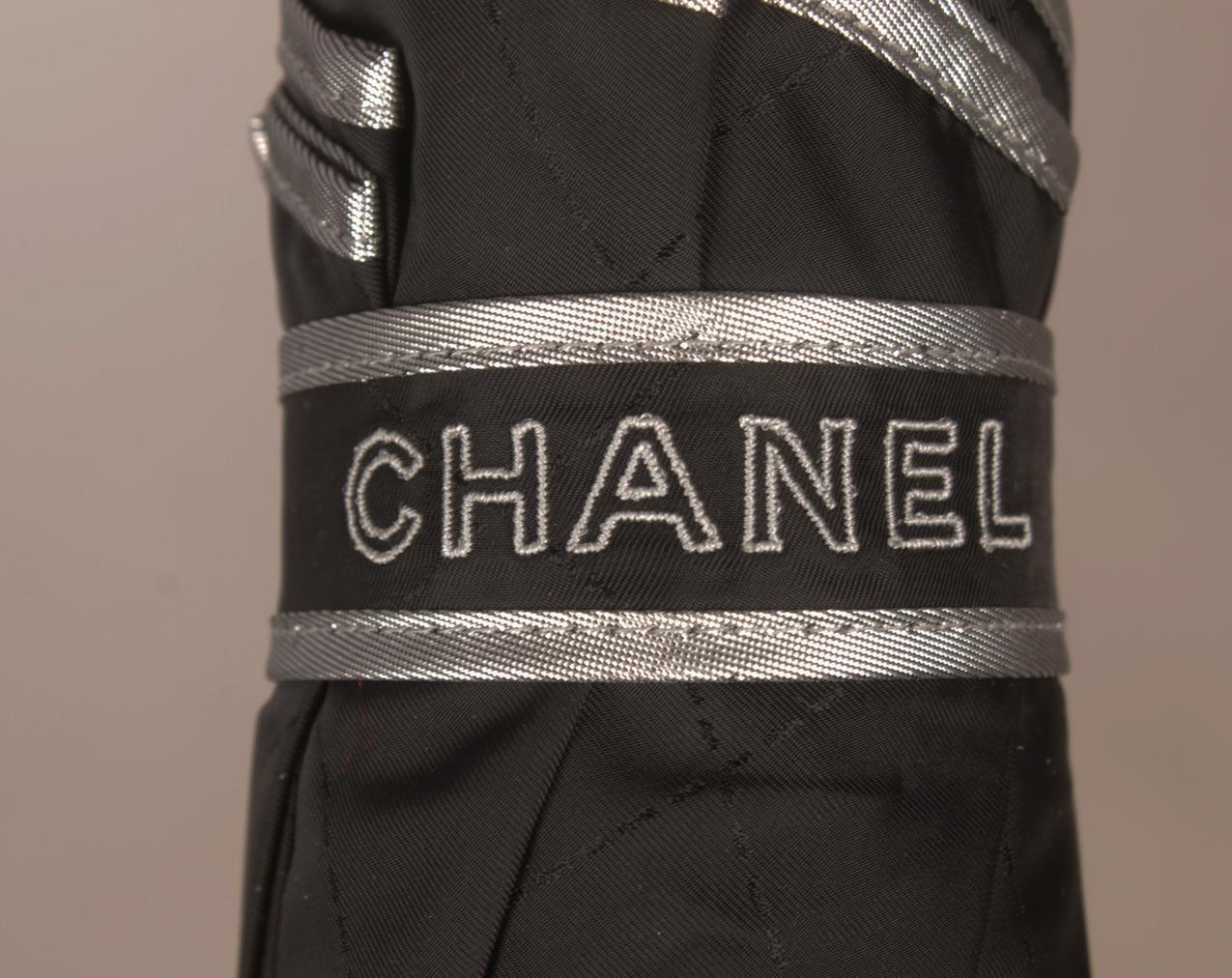Chanel musta sateenvarjo ja kantopussi - Image 7