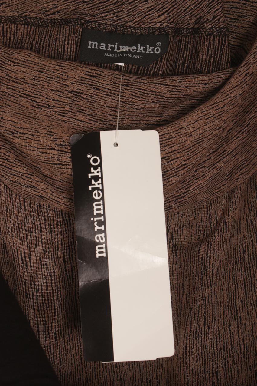 Vintage Marimekko ruskea mekko L - Image 10