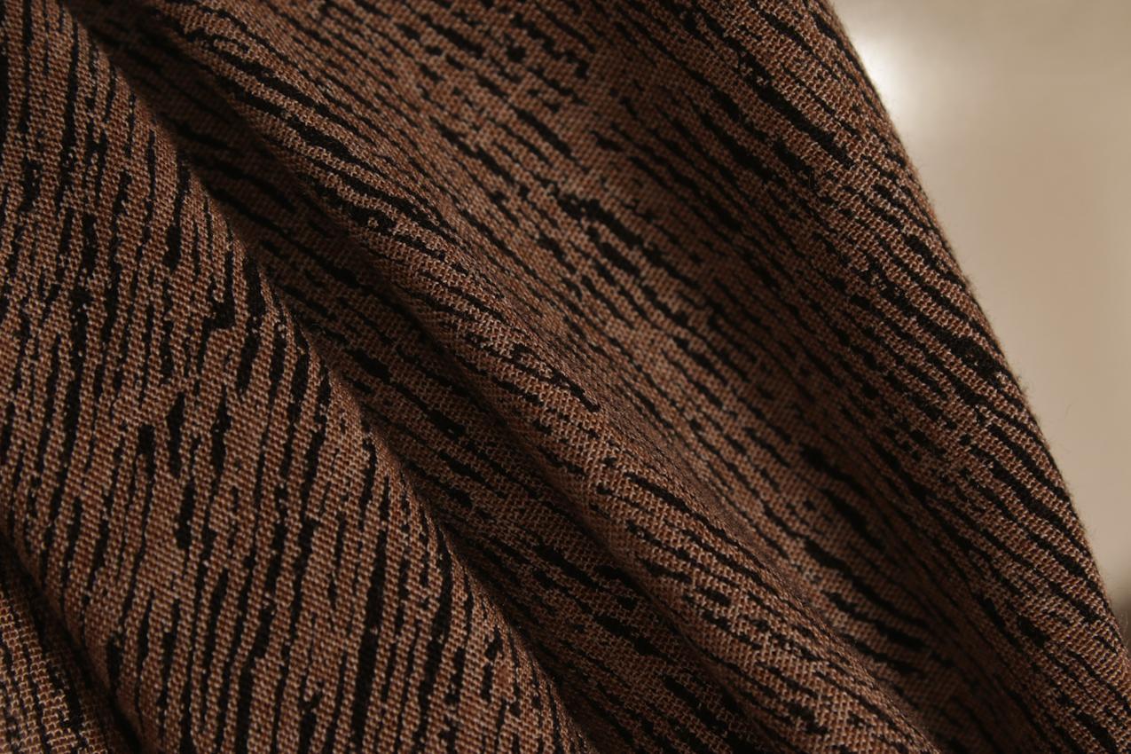 Vintage Marimekko ruskea mekko L - Image 5