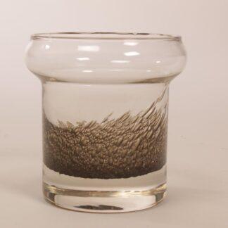 Björn Weckström Nuutajärvi signed glass vase “Kanerva”