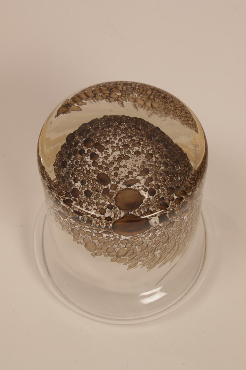 Björn Weckström Nuutajärvi signed glass vase “Kanerva” - Image 4