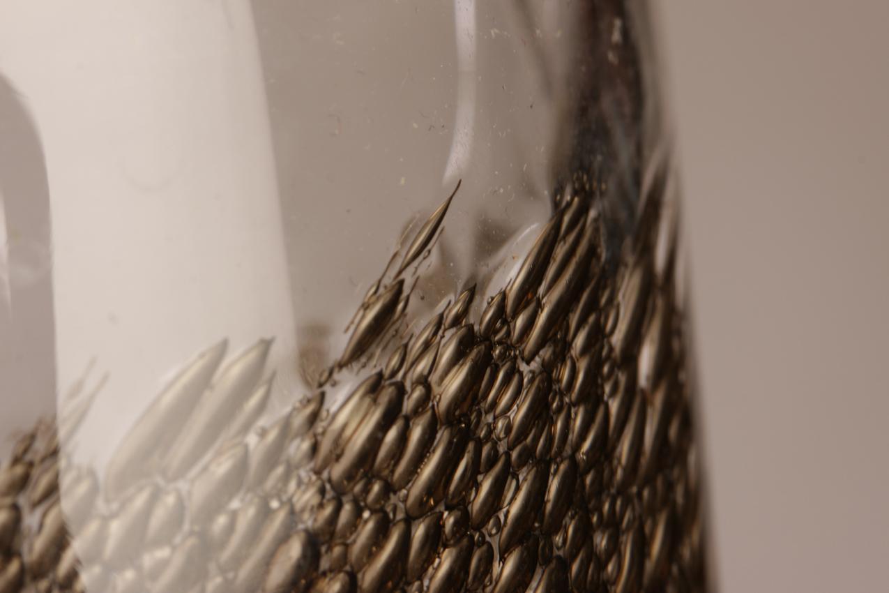 Björn Weckström Nuutajärvi signed glass vase “Kanerva” - Image 6