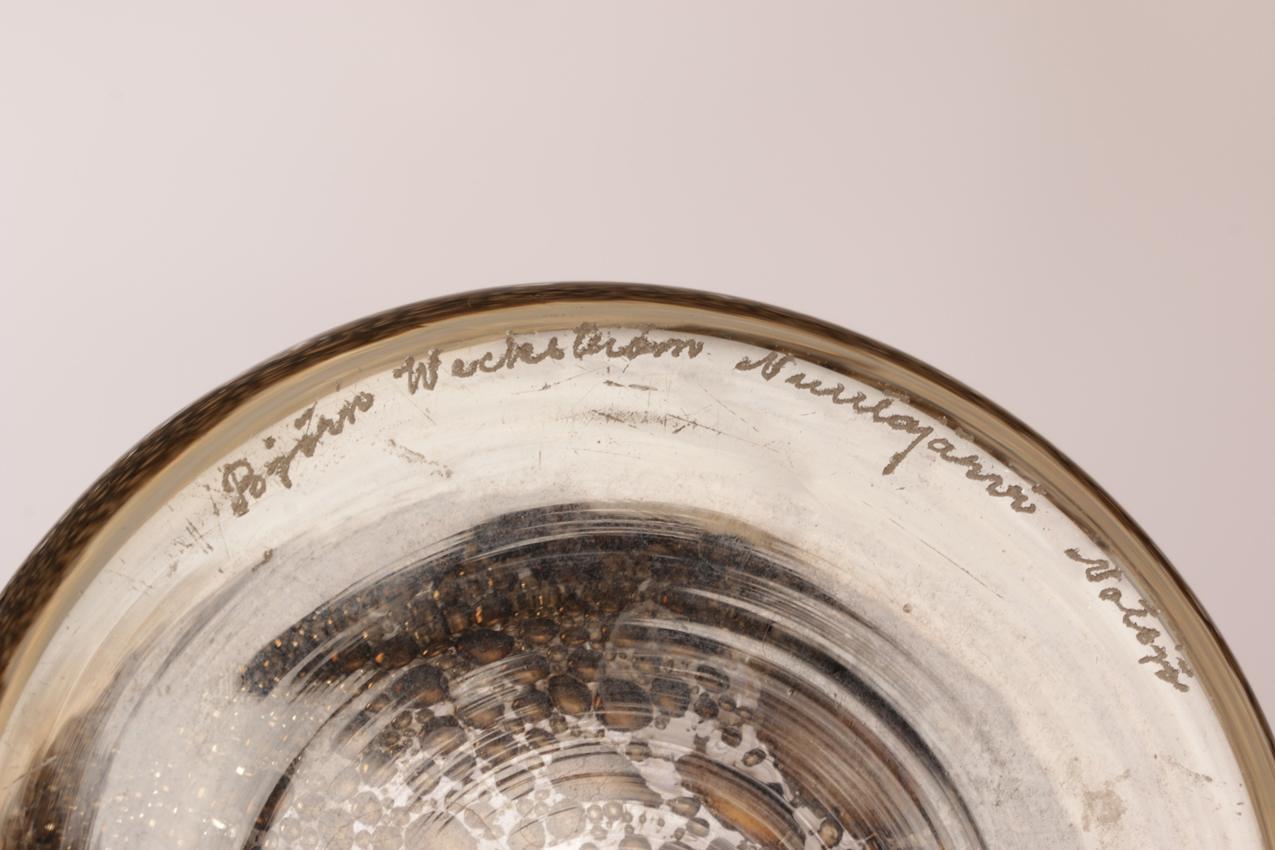Björn Weckström Nuutajärvi signed glass vase “Kanerva” - Image 8