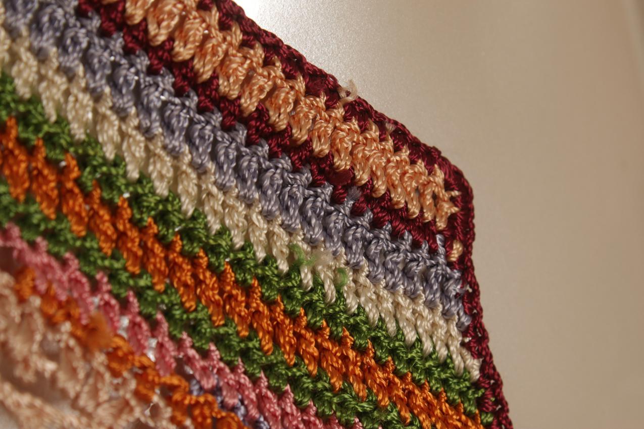 Missoni Limited Edition 2005 139/250 kirjava virkattu pitkä neuletakki L M - Image 3